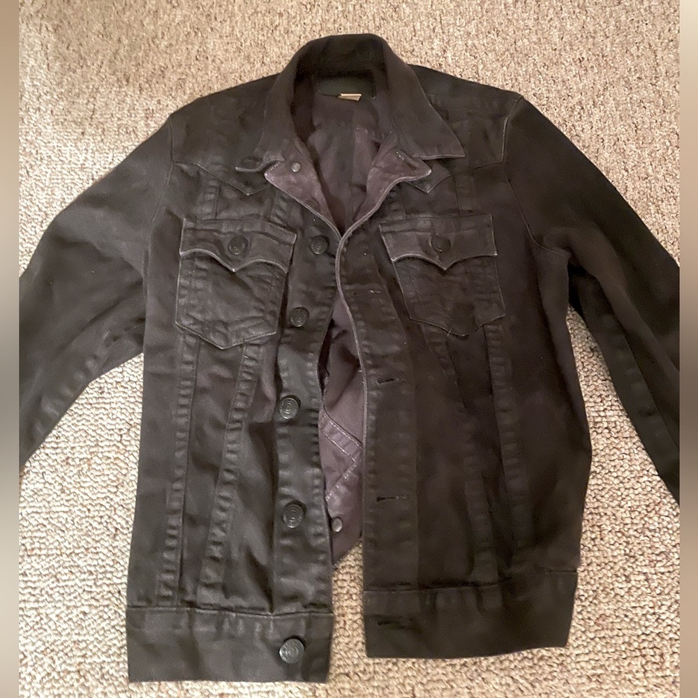 True religion designer denim jacket men’s medium